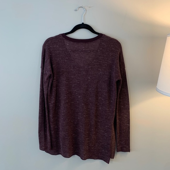 Aritzia Wilfred Sherbrooke Burgundy Sweater Size XXS - Picture 7 of 10